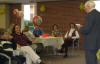 Merrill giving talk at 90th birthday celebration