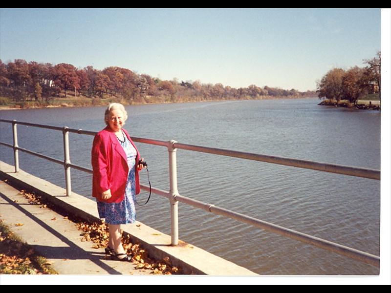 Irene (Kintner) Knarr in Defiance on the Maumee/Auglaize Rivers
